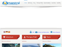 Tablet Screenshot of maestral-travel.net